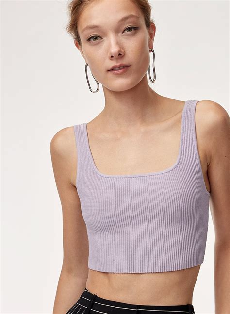 Signature Knit Crop Top 